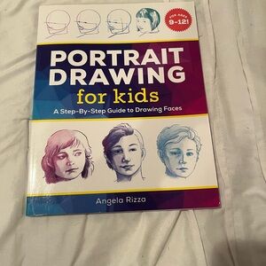 Portrait Drawing for Kids by - Blue and Purple